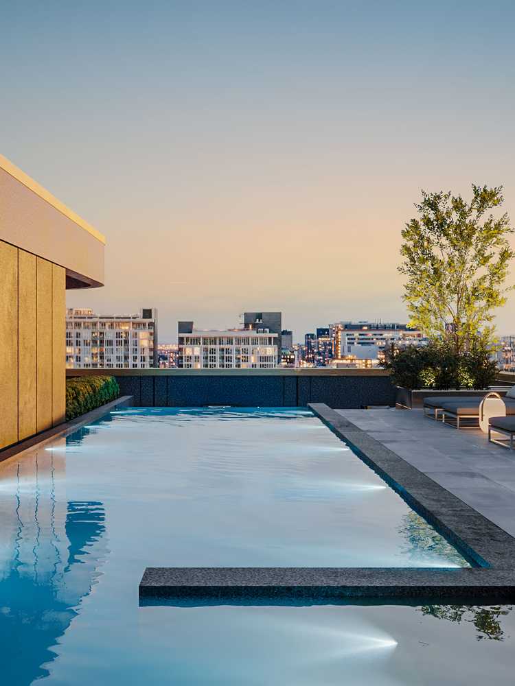 Piscine d'appartements de luxe à vendre